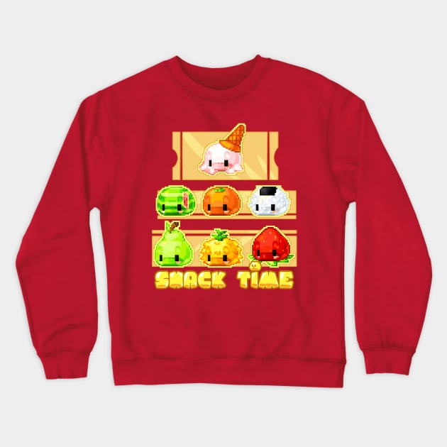 Snack Time Crewneck Sweatshirt by Binoftrash